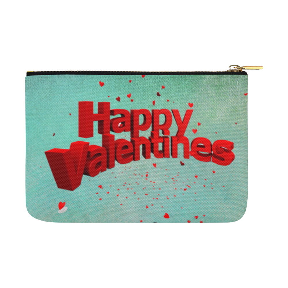 Happy Valentine Carry-All Pouch 12.5''x8.5''