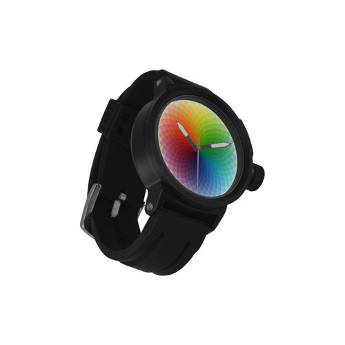 color wheel for artists , art teacher Men's Sports Watch(Model 309)