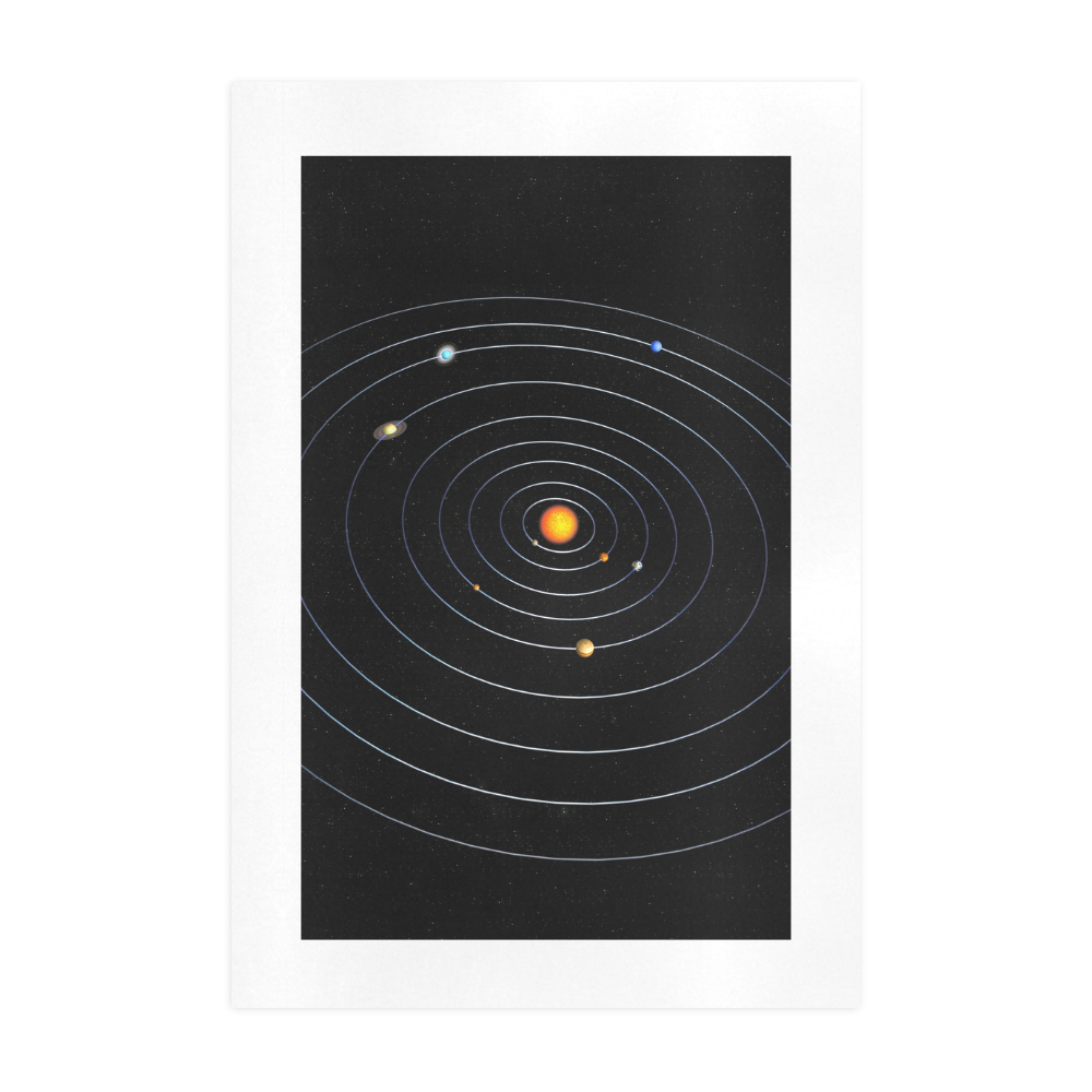 Our Solar System Art Print 19‘’x28‘’