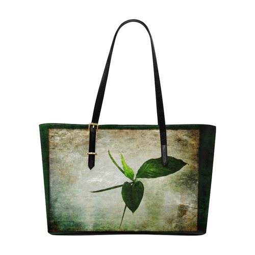 All Green Euramerican Tote Bag/Large (Model 1656)