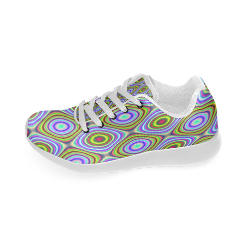 Psychedelic Peacook Eyes Women’s Running Shoes (Model 020)