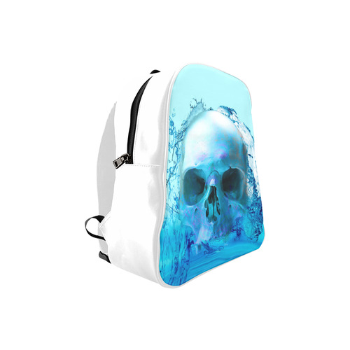 Skull in Water School Backpack (Model 1601)(Small)
