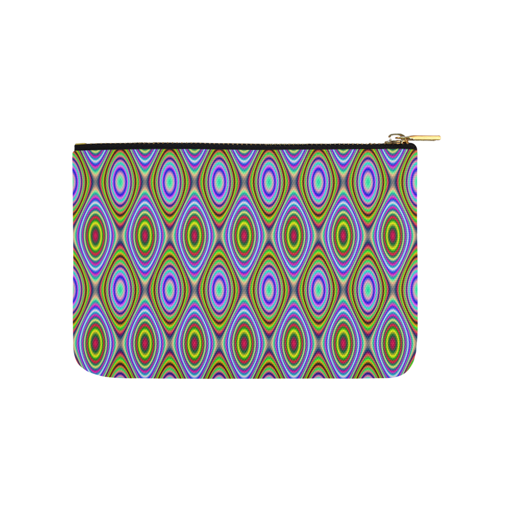 Psychedelic Peacook Eyes Carry-All Pouch 9.5''x6''