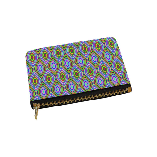 Psychedelic Peacook Eyes Carry-All Pouch 9.5''x6''
