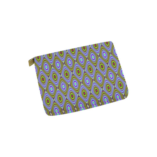 Psychedelic Peacook Eyes Carry-All Pouch 6''x5''