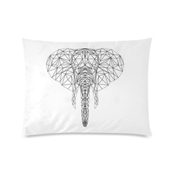 elephant Custom Picture Pillow Case 20"x26" (one side)