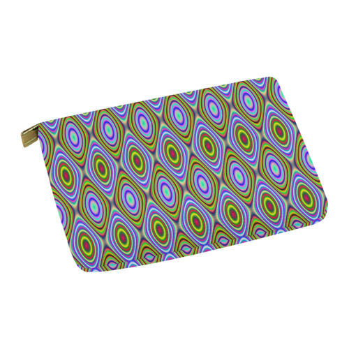 Psychedelic Peacook Eyes Carry-All Pouch 12.5''x8.5''