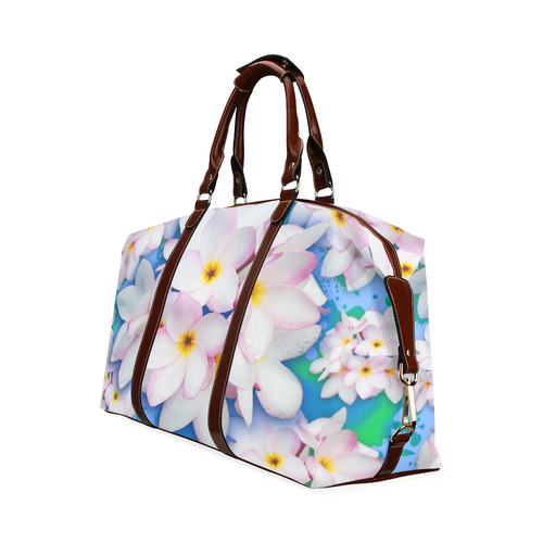 Plumeria Bouquet Exotic Summer Pattern Classic Travel Bag (Model 1643) Remake