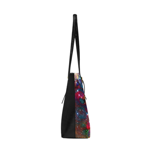 Psychedelic Flower Power Galaxy PANDA Painting Euramerican Tote Bag/Large (Model 1656)