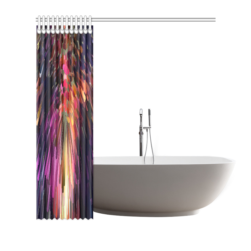 Splash Boom Bang by Artdream Shower Curtain 72"x72"