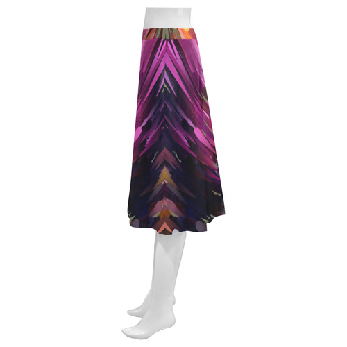 Splash Boom Bang by Artdream Mnemosyne Women's Crepe Skirt (Model D16)