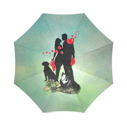 Happy Valentine Foldable Umbrella (Model U01)