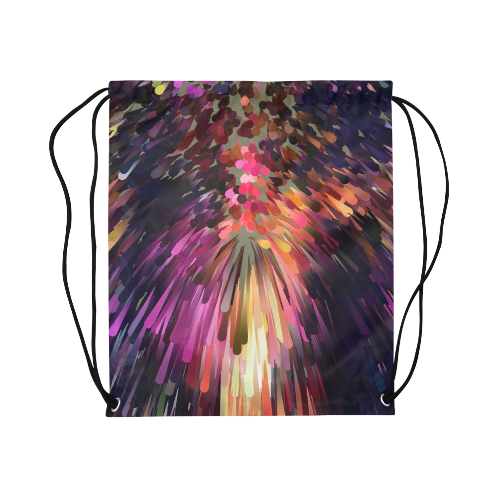 Splash Boom Bang by Artdream Large Drawstring Bag Model 1604 (Twin Sides)  16.5"(W) * 19.3"(H)