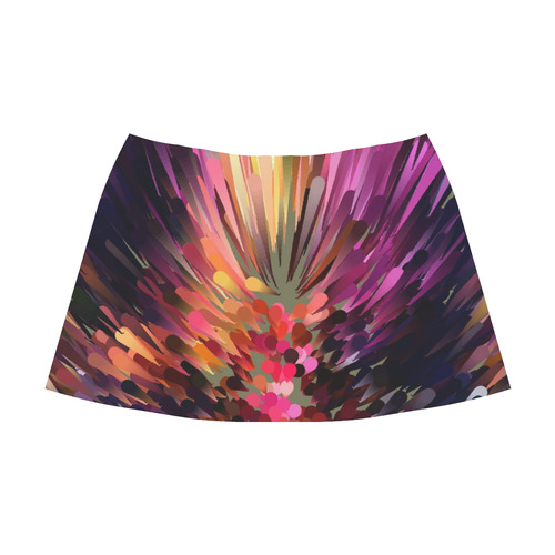 Splash Boom Bang by Artdream Mnemosyne Women's Crepe Skirt (Model D16)