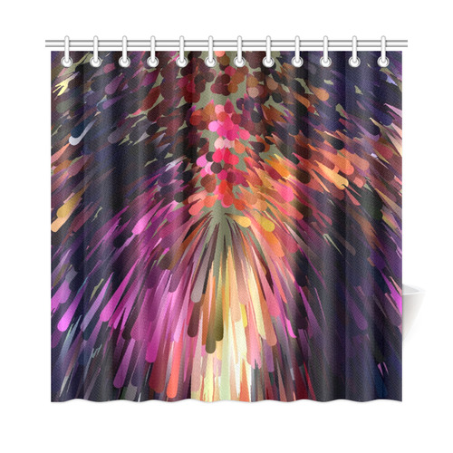 Splash Boom Bang by Artdream Shower Curtain 72"x72"