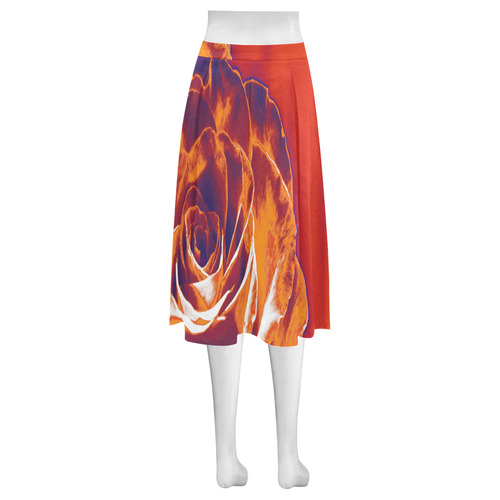 Colours Rose Y Mnemosyne Women's Crepe Skirt (Model D16)