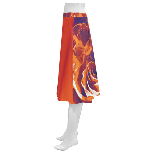 Colours Rose Y Mnemosyne Women's Crepe Skirt (Model D16)