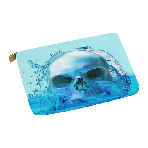 Skull in Water Carry-All Pouch 12.5''x8.5''