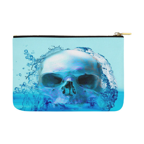 Skull in Water Carry-All Pouch 12.5''x8.5''