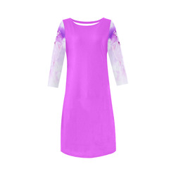 Girly Romantic Pink Horse In The Sky Round Collar Dress (D22)