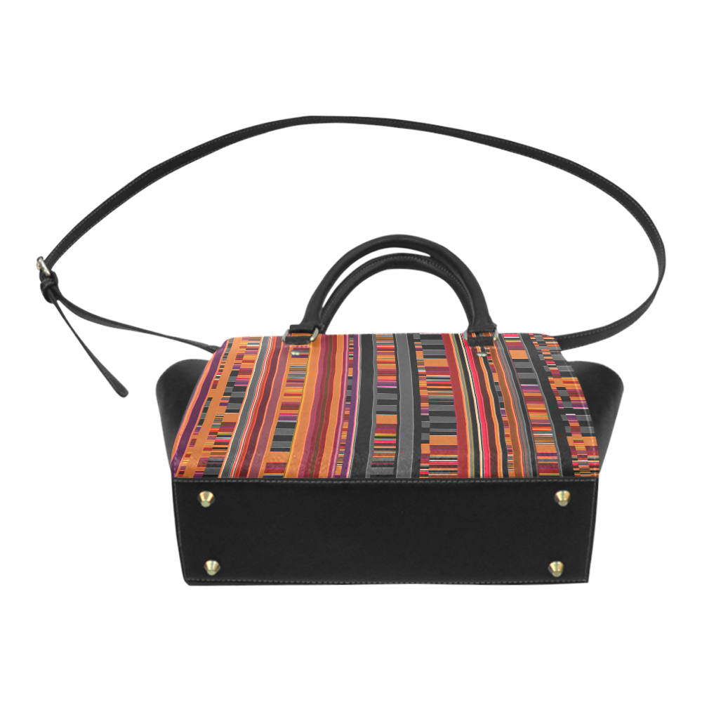 Pixel Lines Classic Shoulder Handbag (Model 1653)