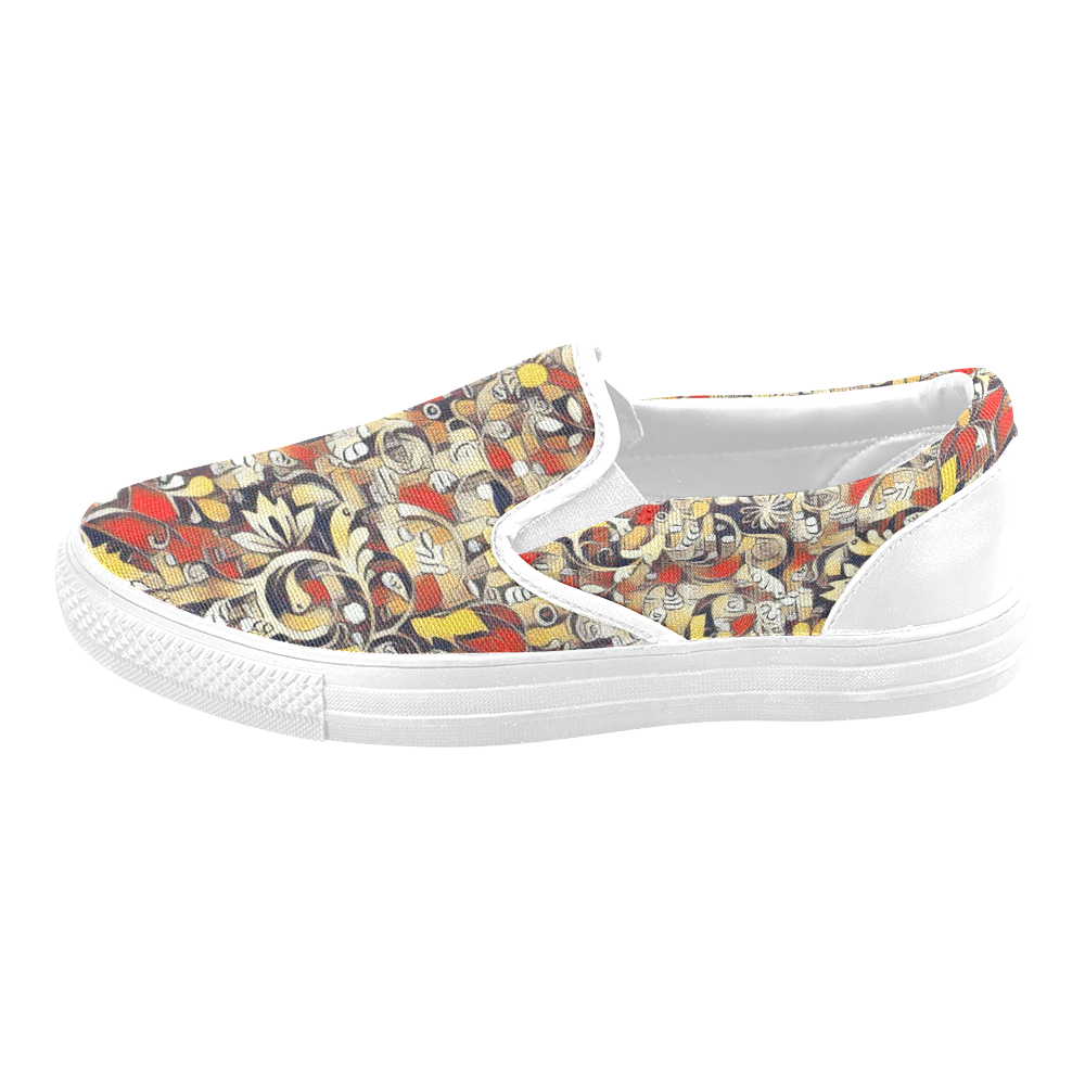 My Fantasy World 38 by JamColors Men's Slip-on Canvas Shoes (Model 019)