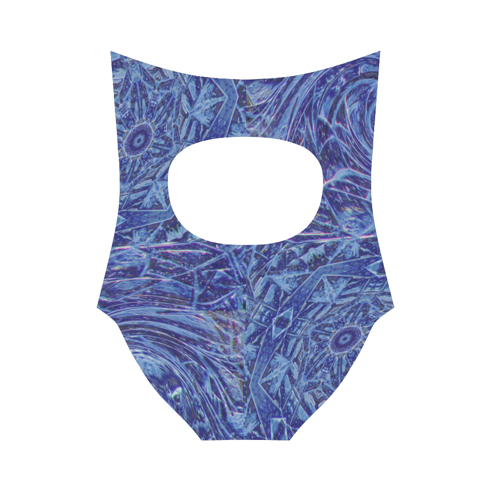 Swirling Night Strap Swimsuit ( Model S05)