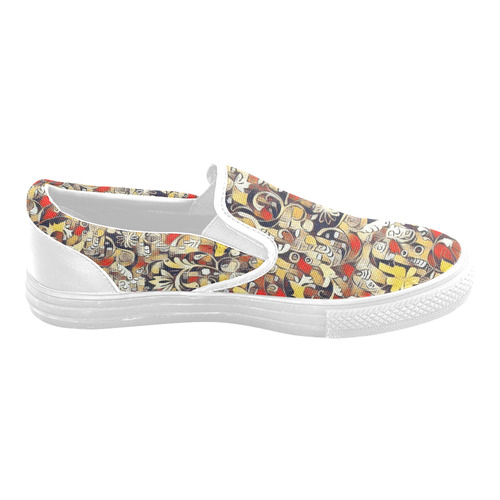 My Fantasy World 38 by JamColors Men's Slip-on Canvas Shoes (Model 019)