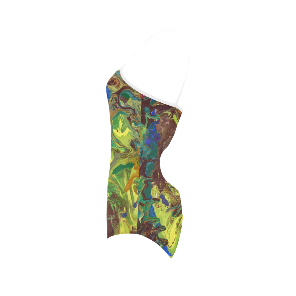 Standing Strong Against The Wind Strap Swimsuit ( Model S05)