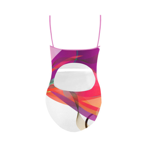 Rainbow Ribbons Strap Swimsuit ( Model S05)