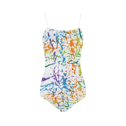 #Colorful Strap Swimsuit ( Model S05)