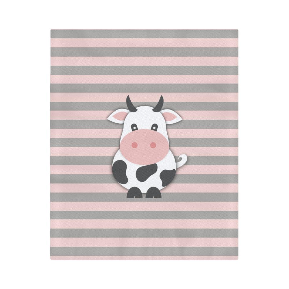 Cute Cow Duvet Cover 86"x70" ( All-over-print)