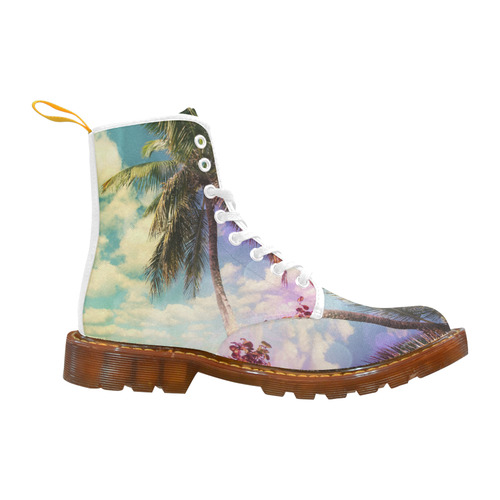 Prismatic Palm Custom Canvas Boots For Women Model 1203H