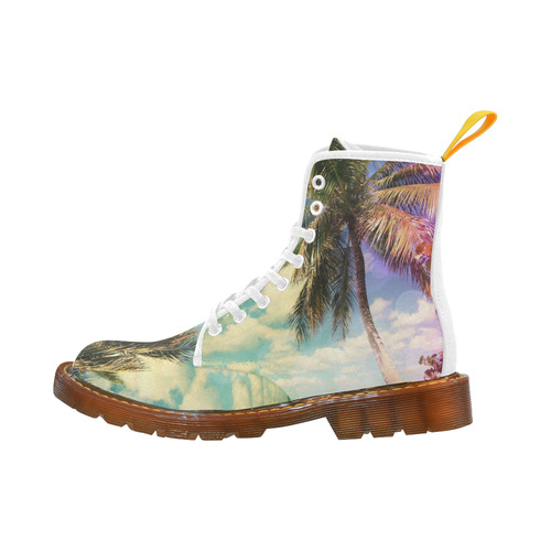 Prismatic Palm Custom Canvas Boots For Women Model 1203H