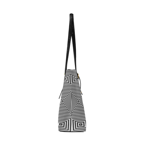 Flickering geometric optical illusion Euramerican Tote Bag/Large (Model 1656)