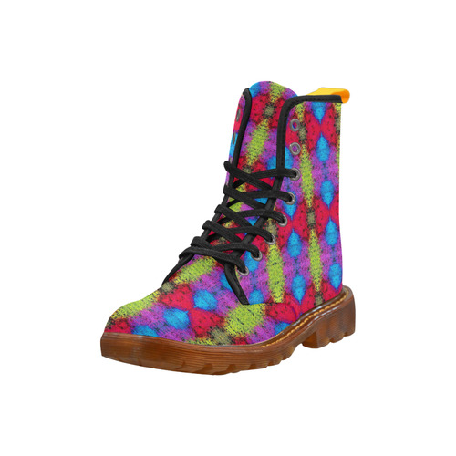Colorful Painting Goa Pattern Martin Boots For Women Model 1203H