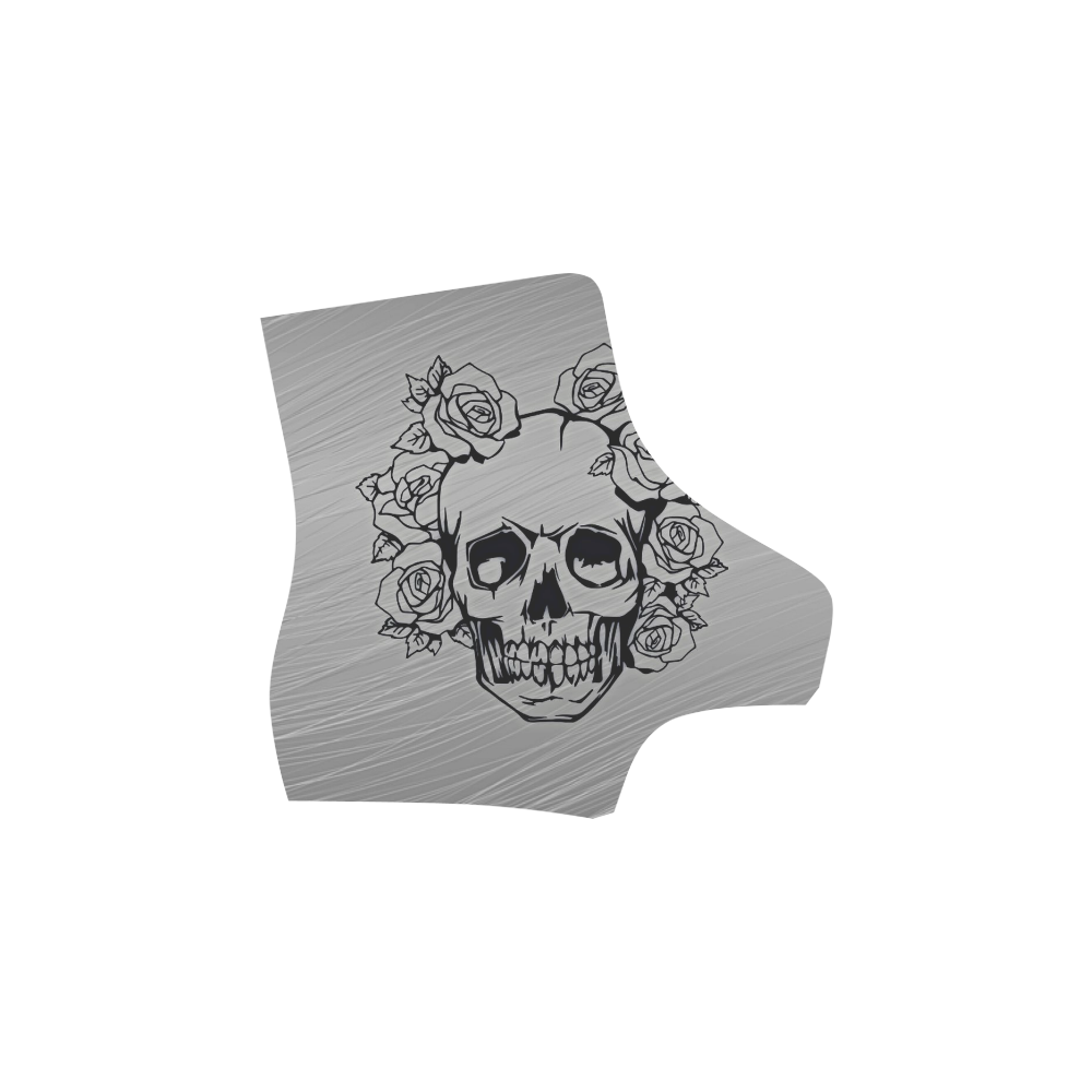 skull with roses Martin Boots For Women Model 1203H