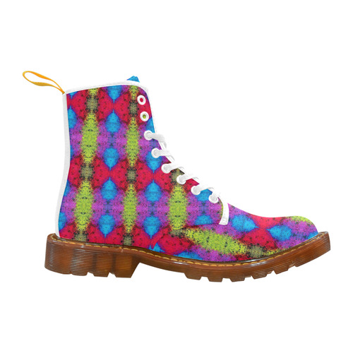 Colorful Painting Goa Pattern Martin Boots For Women Model 1203H