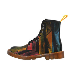Seattle Space Needle Three Stripes Martin Boots For Women Model 1203H