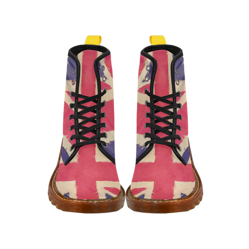 British UNION JACK flag grunge style Martin Boots For Women Model 1203H