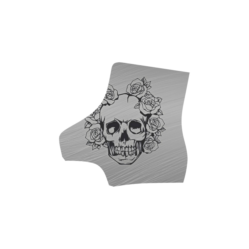 skull with roses Martin Boots For Women Model 1203H