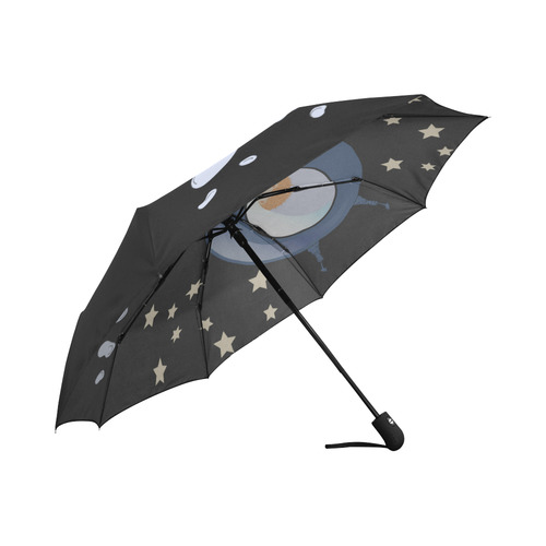 Hedgehog in space. spacecraft. Auto-Foldable Umbrella (Model U04)