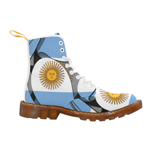 The Flag of Argentina Martin Boots For Women Model 1203H