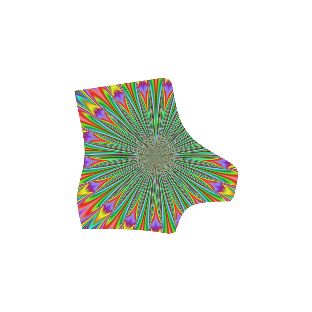 Fractal Kaleidoscope Mandala Flower Abstract 22 Martin Boots For Women Model 1203H
