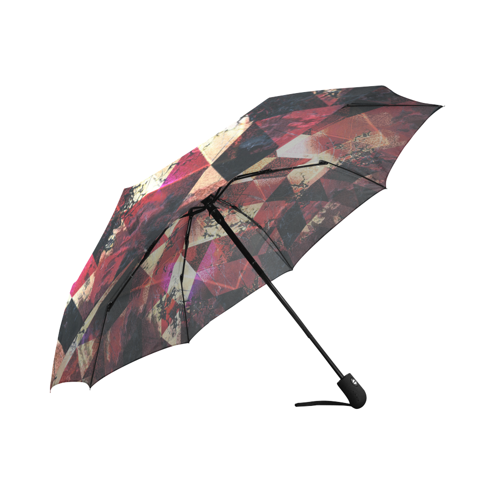 rusty triangles Auto-Foldable Umbrella (Model U04)