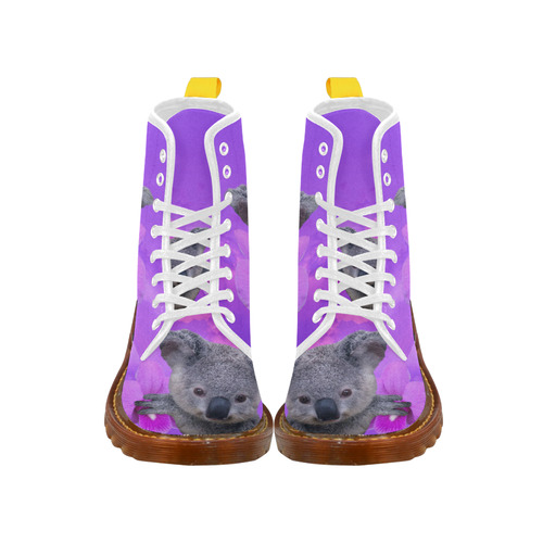 Koala and Orchids Martin Boots For Women Model 1203H