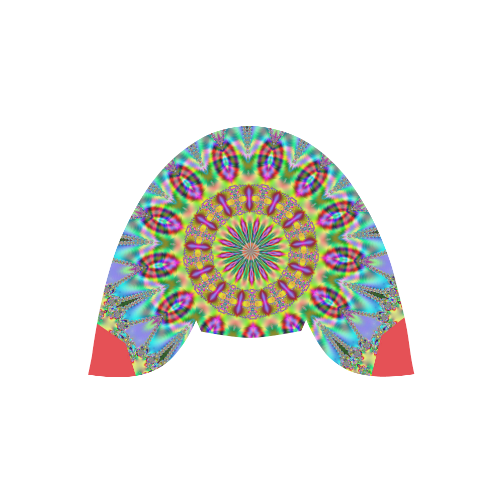 Fractal Kaleidoscope Mandala Flower Abstract 20 Martin Boots For Women Model 1203H