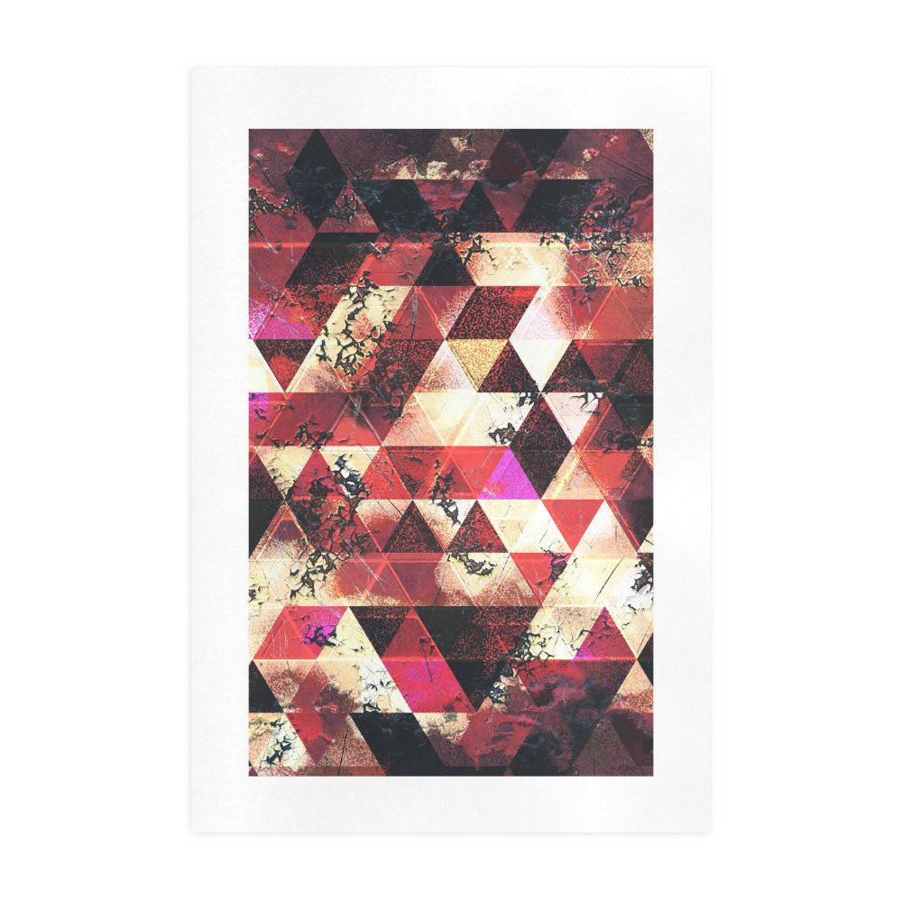 rusty triangles Art Print 19‘’x28‘’
