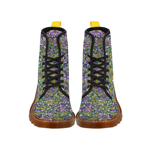 lovely floral 31C Martin Boots For Men Model 1203H