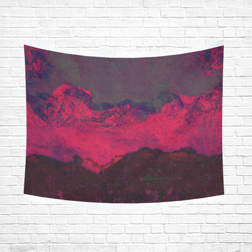 bloody hill Cotton Linen Wall Tapestry 60"x 51"